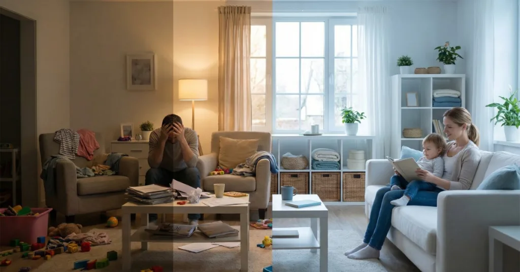 Casa Desordenada y Ansiedad