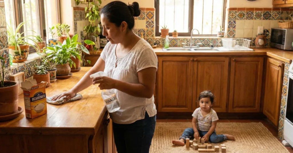 Cómo Hacer Limpieza No Tóxica en Casa con Niños Pequeños: Guía Definitiva Paso a Paso limpieza no tóxica